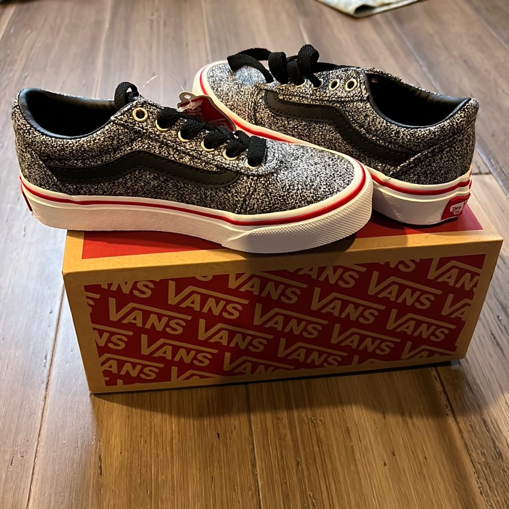 Vans black/white